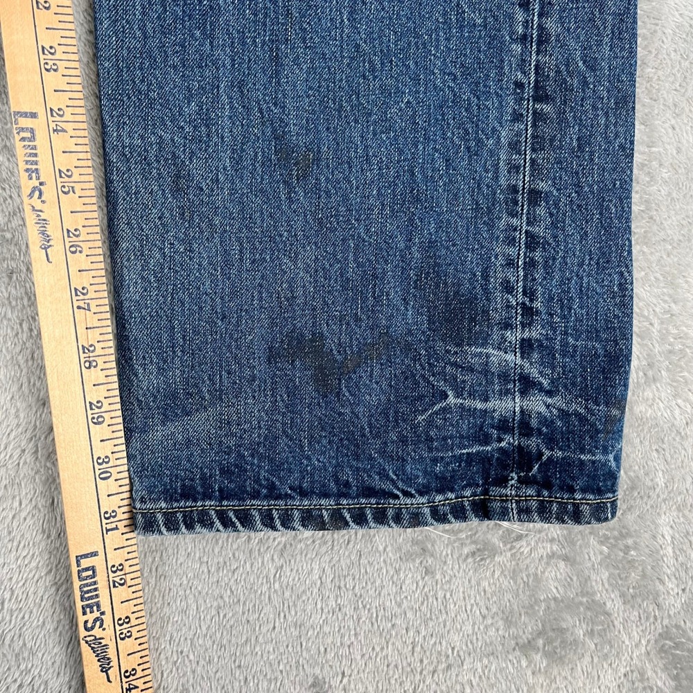 Levi's 501 Button Fly Jeans Mens 38x32 Mexico WPL 423 Distressed Y2K - Picture 7 of 13